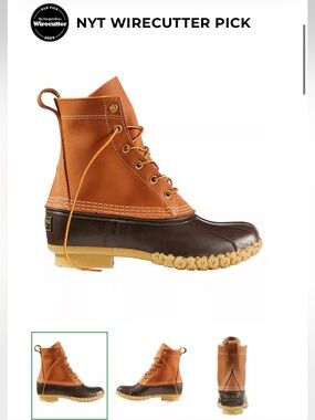 LL Bean 8” Bean Boots, Made in Maine, Excellent condition
